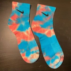 Nike Tie-Dye Socks - Fuchsia Skies